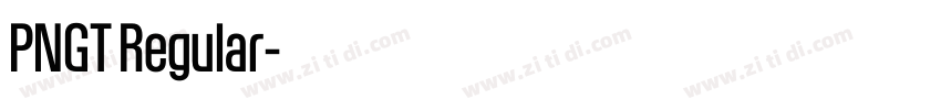 PNGT Regular字体转换